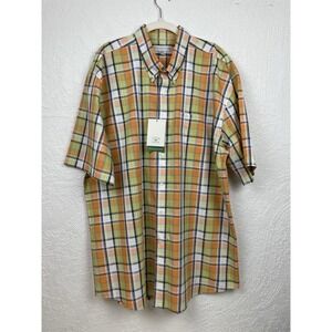 NWT CUTTER & BUCK Men's‎ XXL Plaid DRESS SHIRT Size 2XL - $68 MSRP